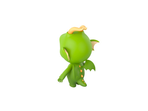 Character205 Dragon Modello 3D