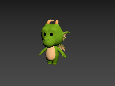 Character205 Dragon Modello 3D
