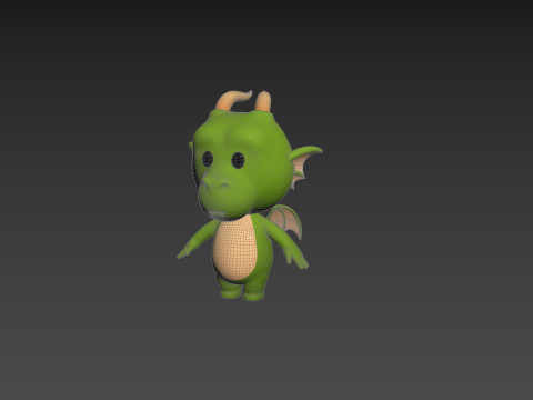 Character205 Dragon Modello 3D