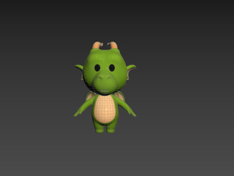 Character205 Dragon Modello 3D