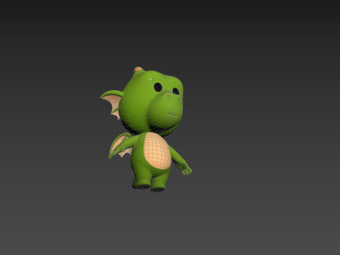 Character205 Dragon Modello 3D