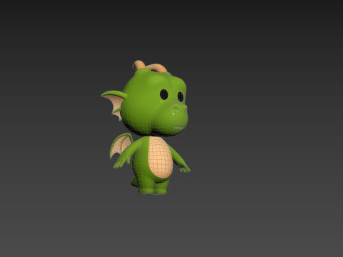 Character205 Dragon Modello 3D