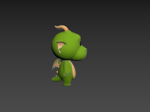 Character205 Dragon Modello 3D