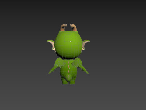 Character205 Dragon Modello 3D