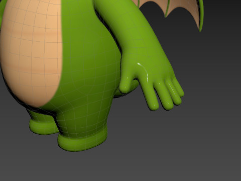 Character205 Dragon Modello 3D