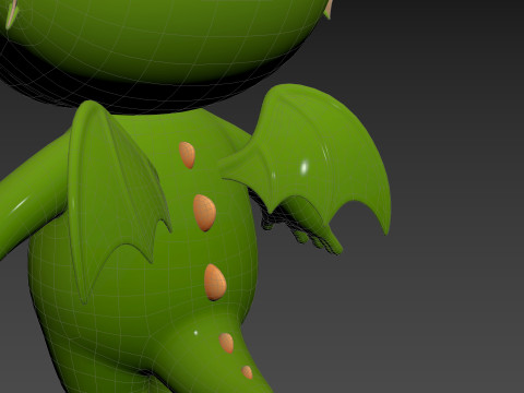 Character205 Dragon Modello 3D