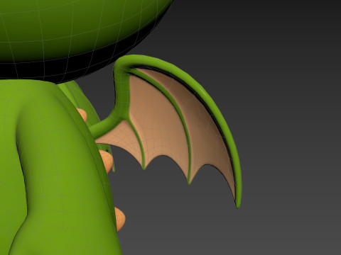 Character205 Dragon Modello 3D
