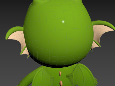 Character205 Dragon Modello 3D