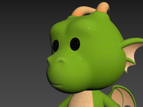 Character205 Dragon Modello 3D