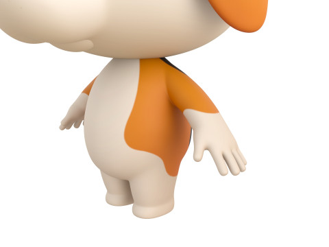 Character206 Beagle Dog 3D मॉडल