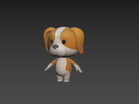 Character206 Beagle Dog 3D मॉडल