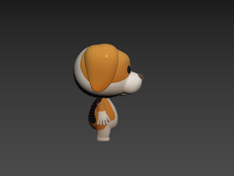 Character206 Beagle Dog 3D मॉडल