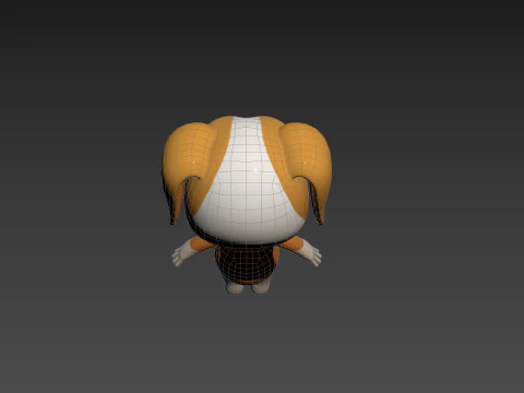 Character206 Beagle Dog 3D Model