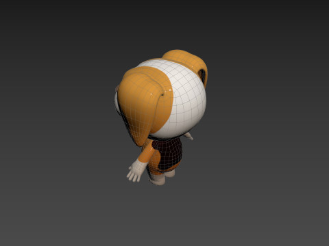 Character206 Beagle Dog 3D मॉडल