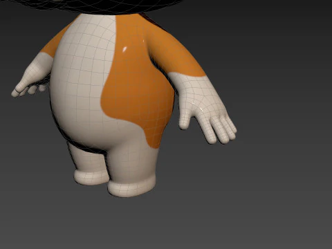 Character206 Beagle Dog 3D Model