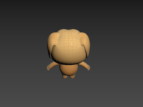 Character207 Golden Retriever Dog 3D 模型