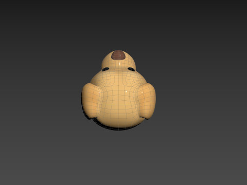 Character207 Golden Retriever Dog 3D 模型