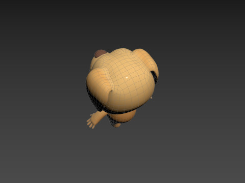 Character207 Golden Retriever Dog 3D 模型