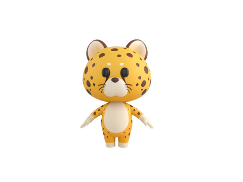 Character208 Cheetah 3D Model