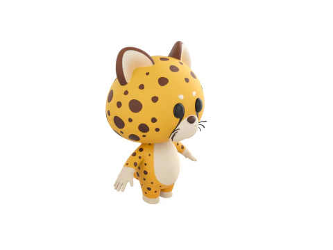 Character208 Cheetah 3D Model