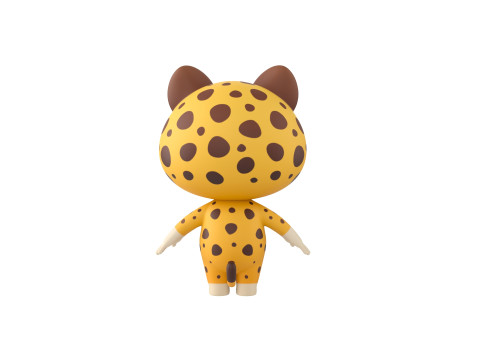 Character208 Cheetah 3D मॉडल