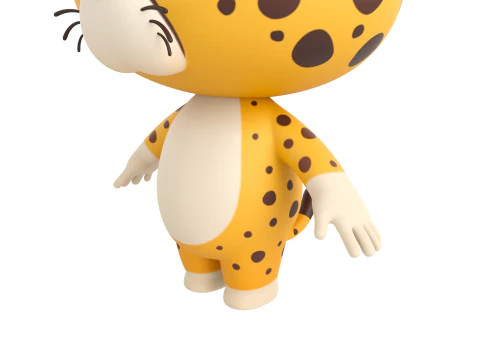 Character208 Cheetah 3D Model