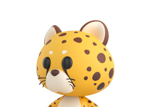 Character208 Cheetah 3D Model