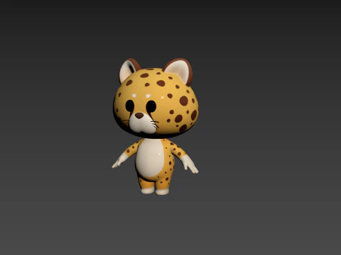 Character208 Cheetah 3D Model