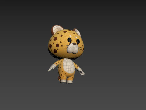 Character208 Cheetah 3D Model