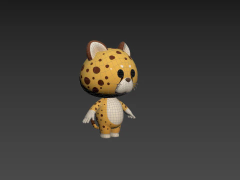 Character208 Cheetah 3D Model