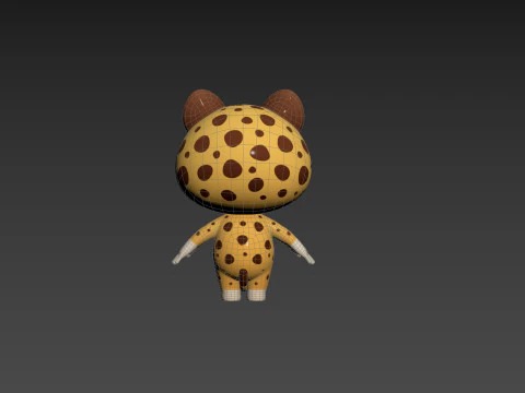 Character208 Cheetah 3D Model