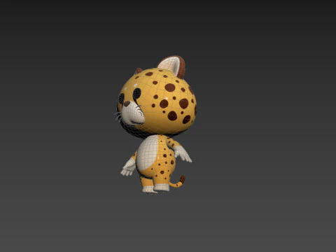 Character208 Cheetah 3D Model