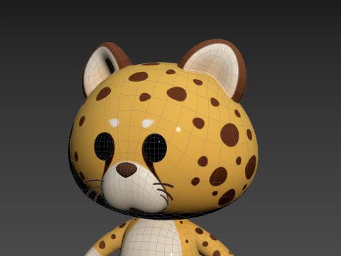 Character208 Cheetah 3D Model