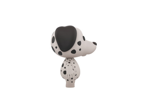 Character209 Dalmatian Dog 3D Model