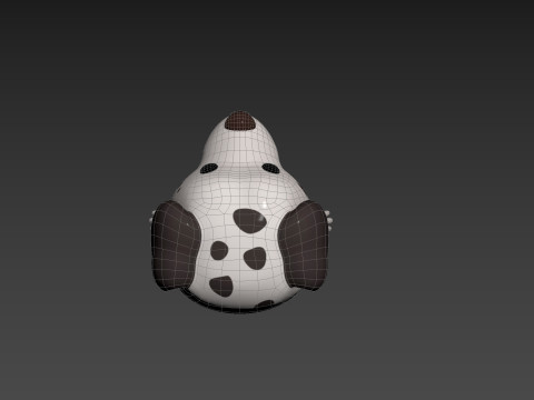 Character209 Dalmatian Dog 3D Model