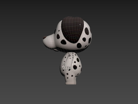Character209 Dalmatian Dog 3D Model