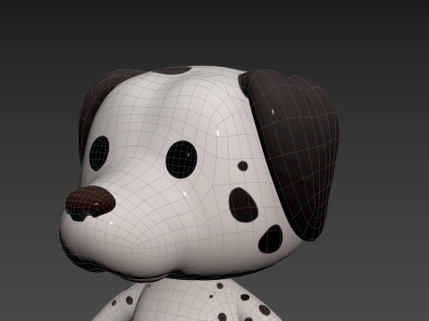 Character209 Dalmatian Dog 3D Model