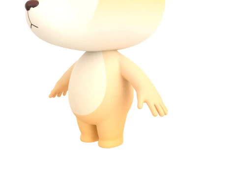 Character210 Antelope 3D Model