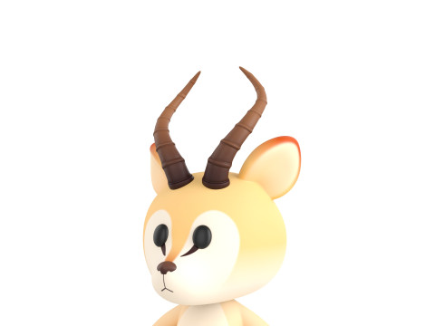 Character210 Antelope 3D Модель