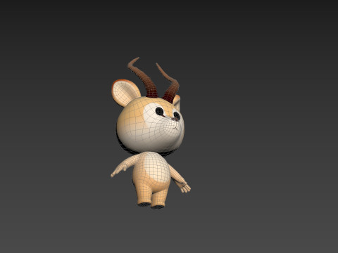 Character210 Antelope 3D Модель