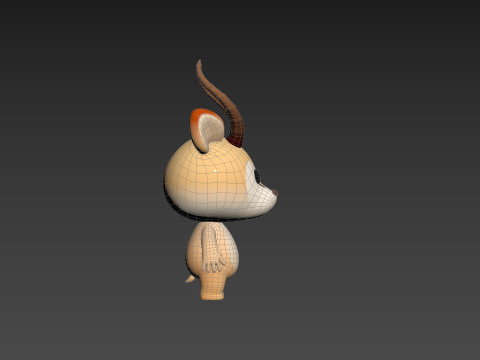 Character210 Antelope 3D Модель