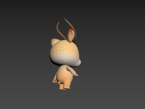 Character210 Antelope 3D Модель