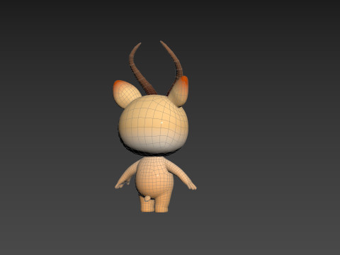 Character210 Antelope 3D Модель