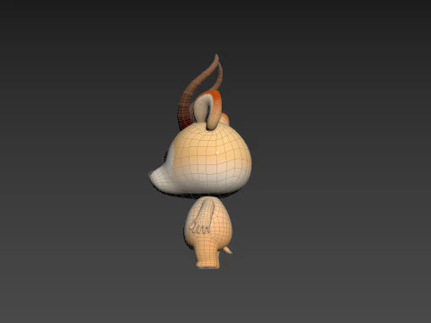 Character210 Antelope 3D Model