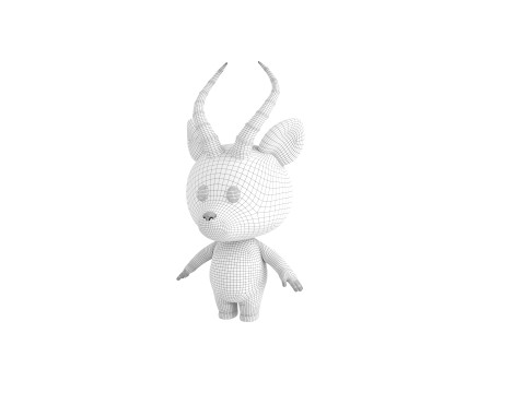 Character210 Antelope 3D Модель