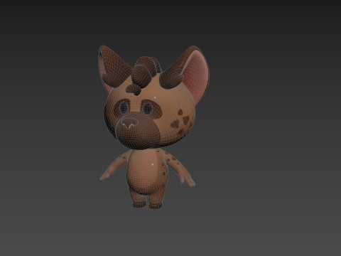 Character211 Hyena 3D Model