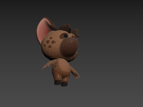 Character211 Hyena 3D Model