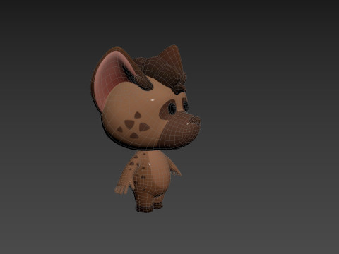 Character211 Hyena 3D Model