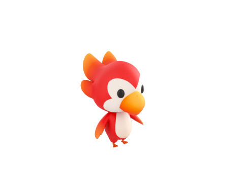Character213 Parrot Modelo 3D