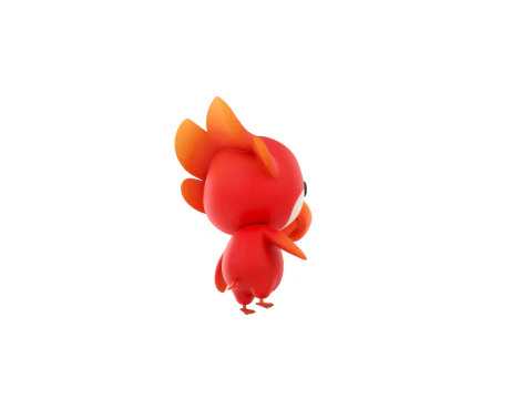 Character213 Parrot 3D Model